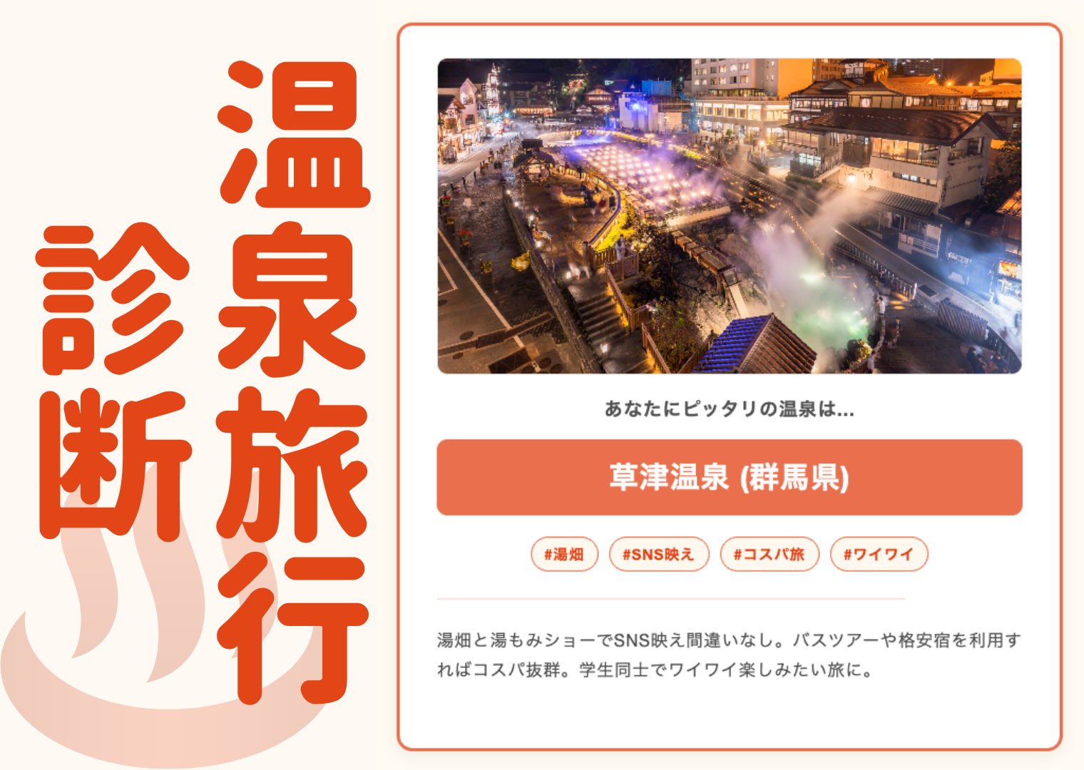 温泉診断